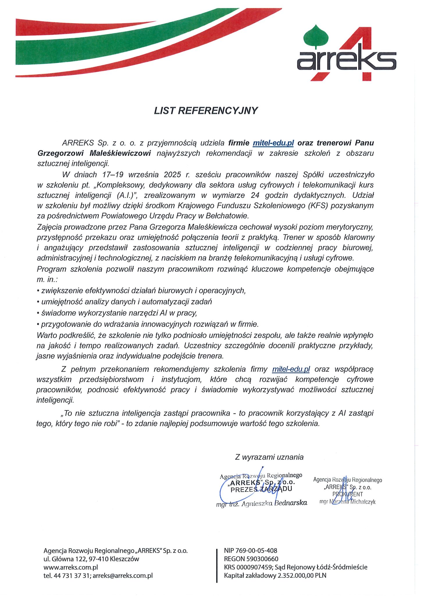 referencje_MITEL_Strona_1
